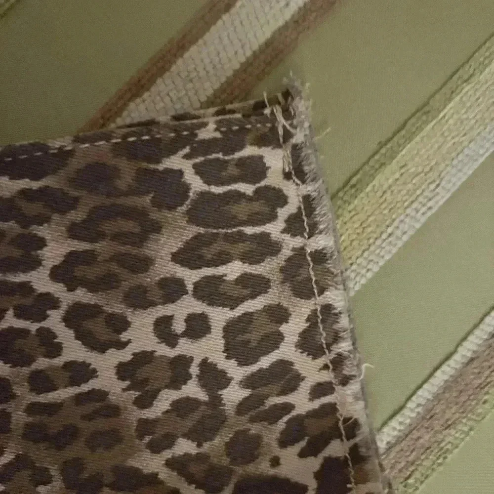 GIRLS CHILDRENS PLACE LEOPARD PRINT DISTRESSED JEGGINGS  NWT SZ 5